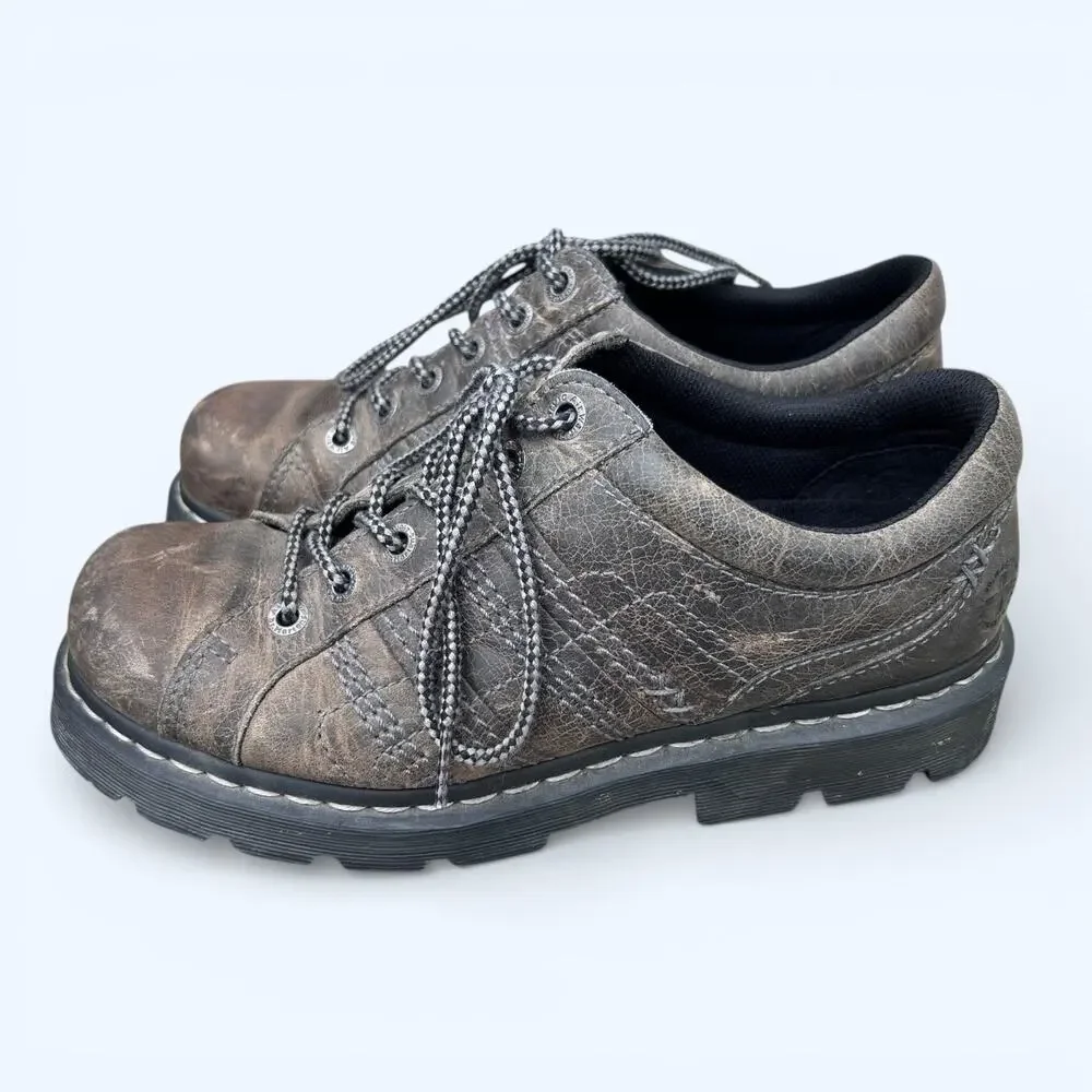 Vintage Y2K Dr. Martens Chunky Broden Leather Oxford Shoes Men’s 10 / Women’s 11